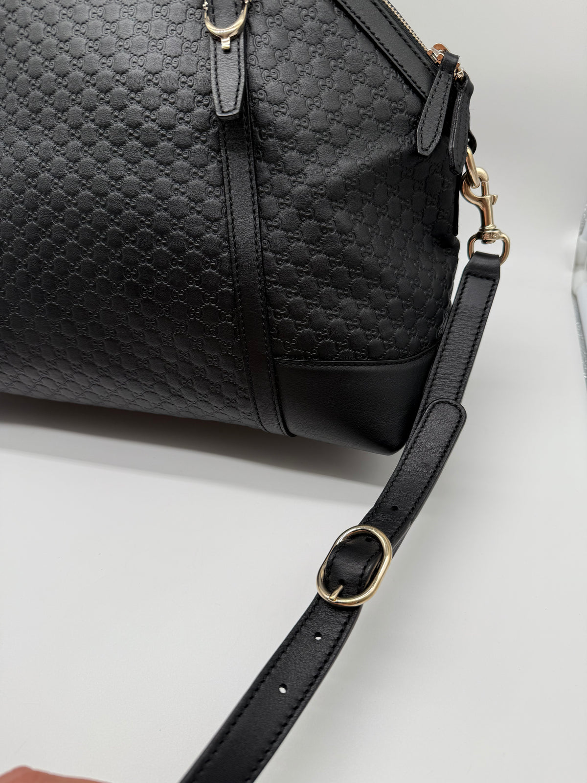 Gucci Dome pelle microGuccissima nera - foto 10