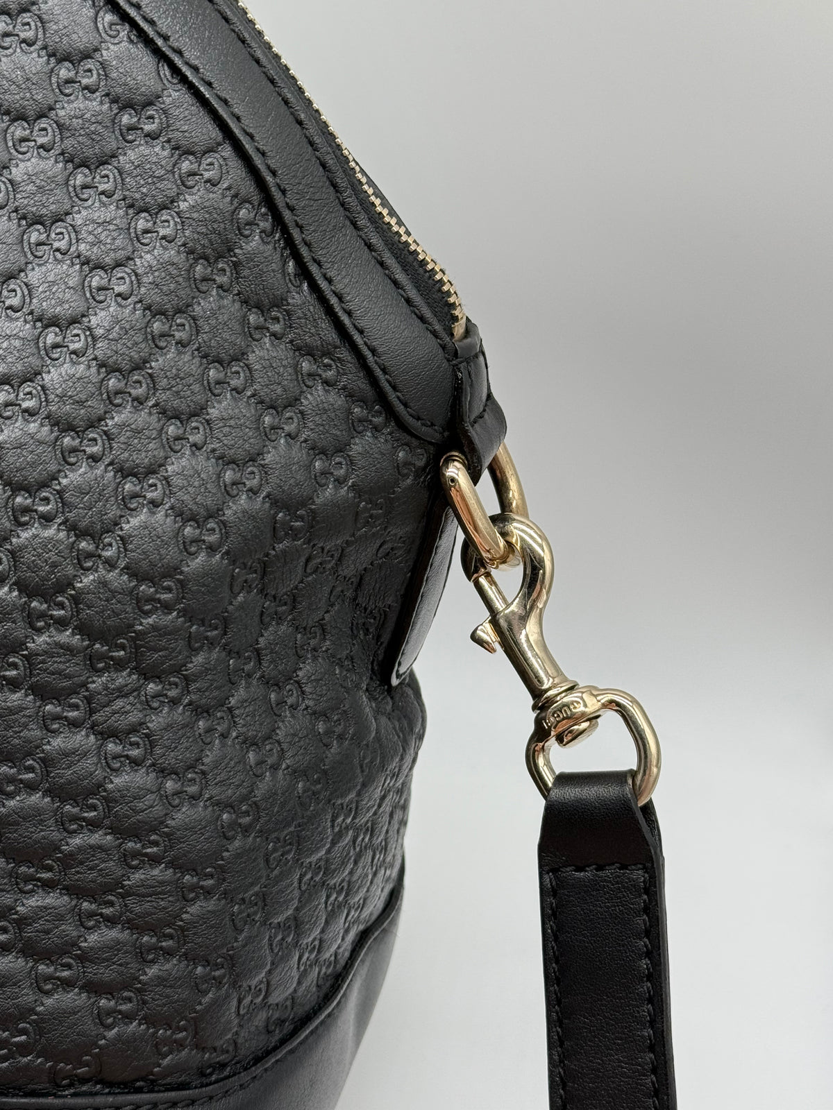 Gucci Dome pelle microGuccissima nera - foto 11
