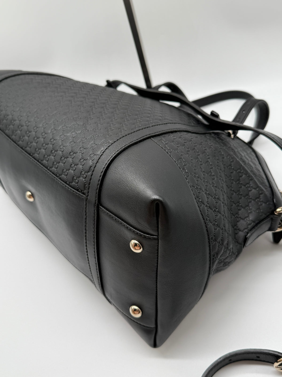 Gucci Dome pelle microGuccissima nera - foto 15