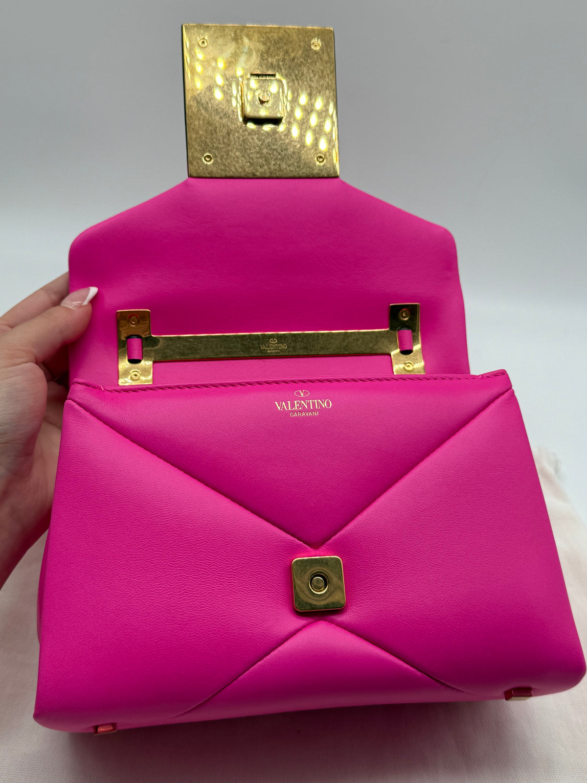 Valentino One Stud mini fucsia - foto 7