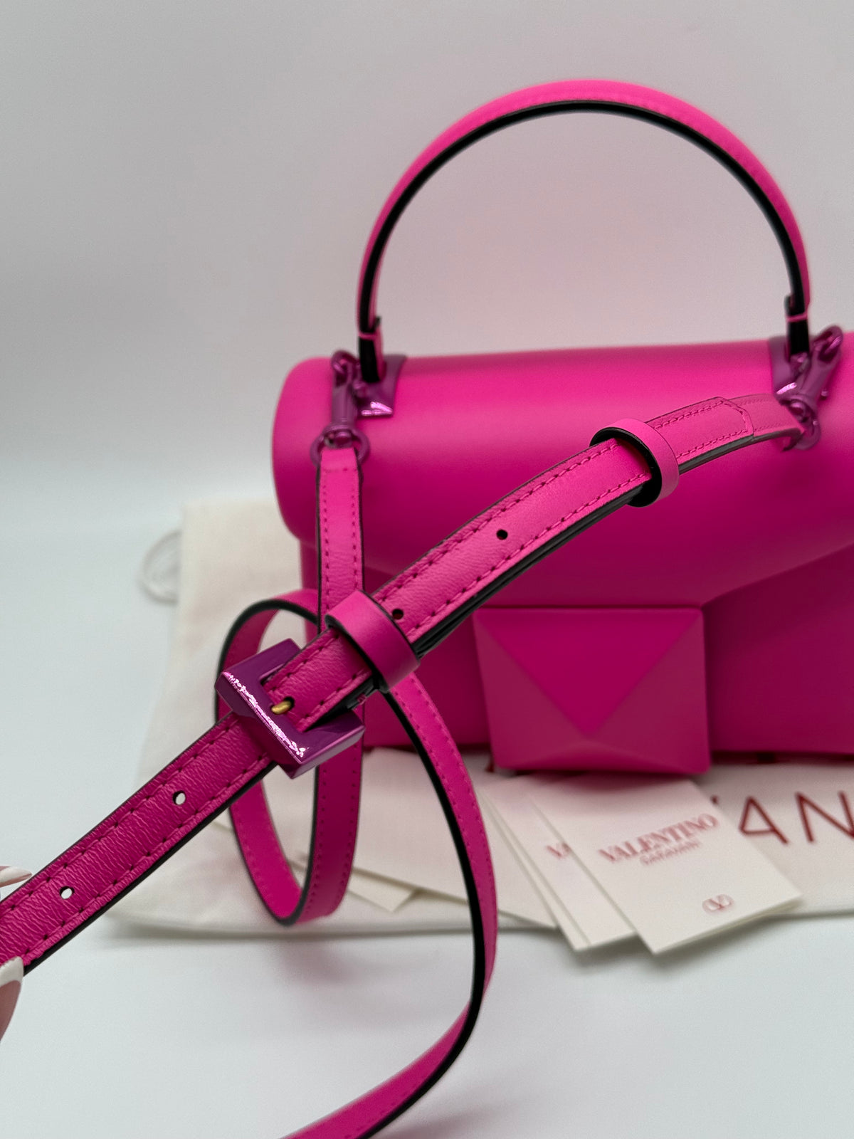 Valentino One Stud mini fucsia - foto 10