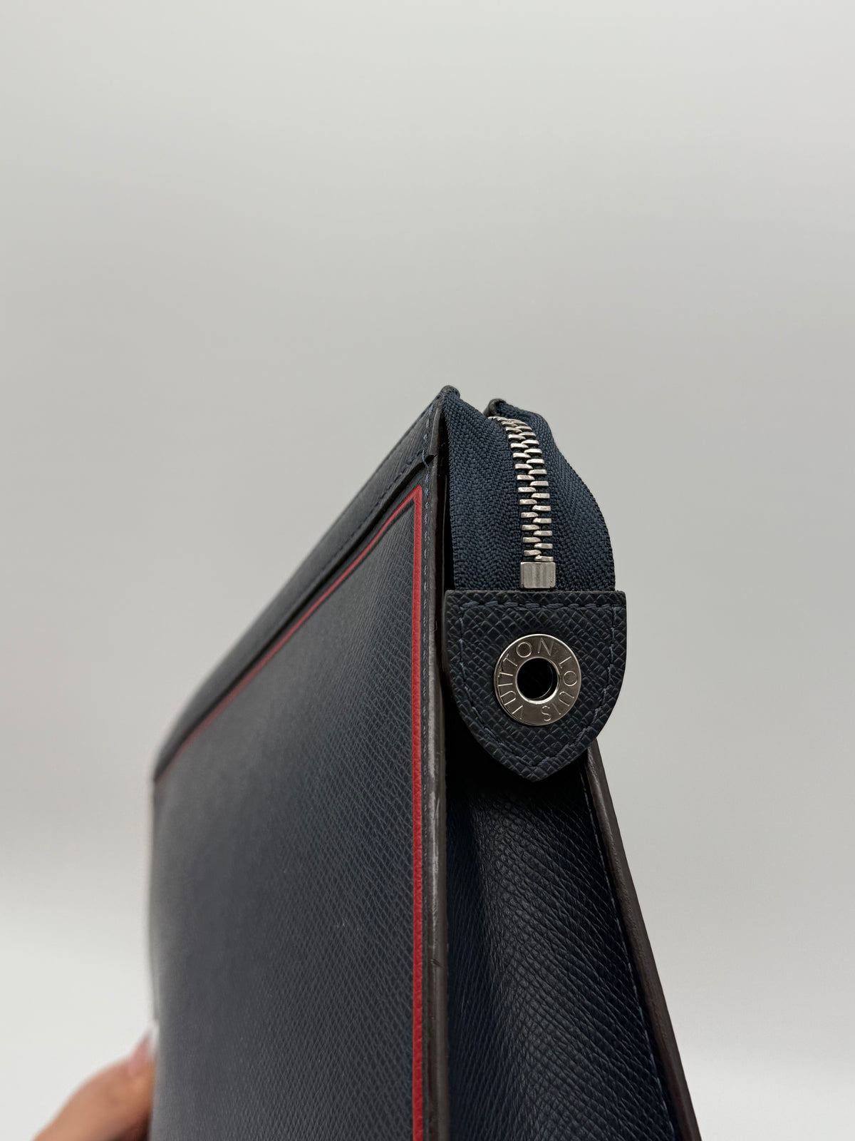 Louis Vuitton pochette clutch blu navy - foto 11