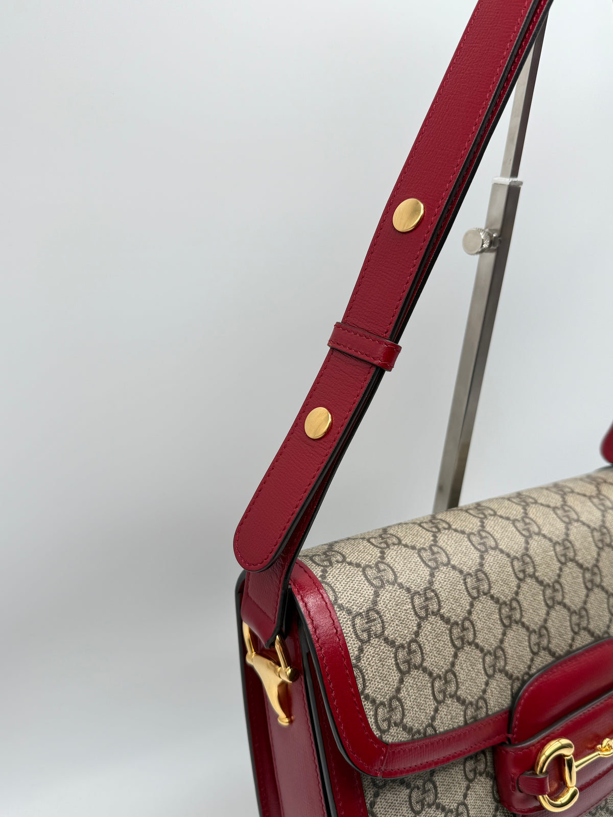 Gucci horsebit media rossa - foto 9