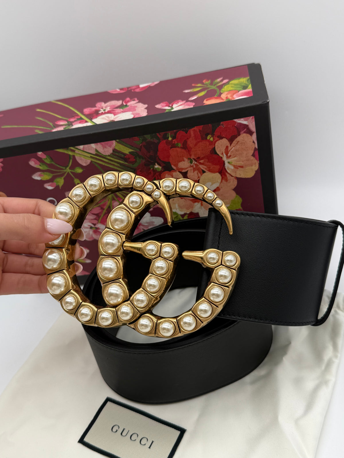 Gucci cintura GG larga - foto 2