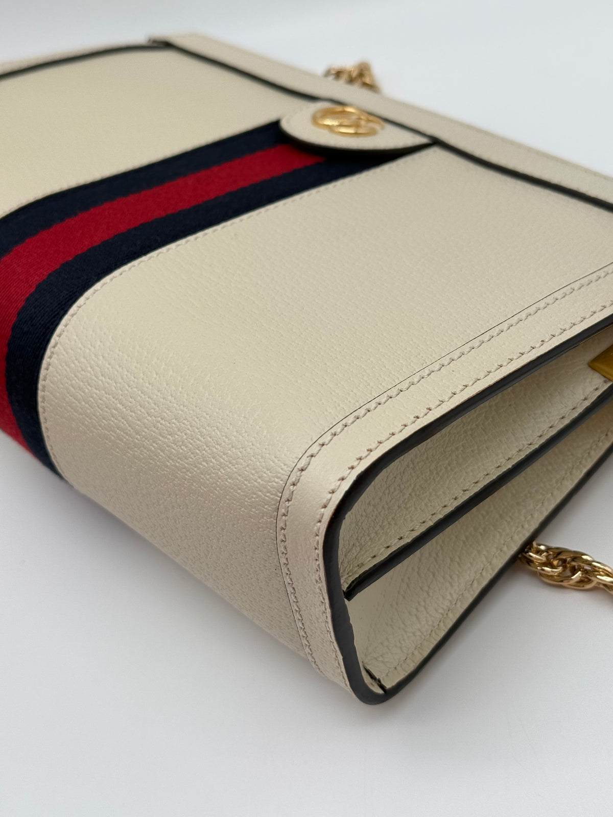 Gucci tracolla Ophidia chain bianca - foto 12