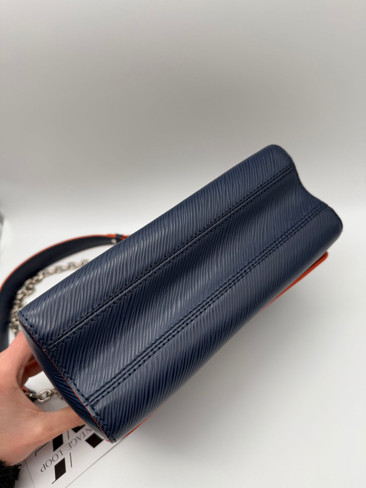 Louis Vuitton Twist MM pelle epi blu - foto 9