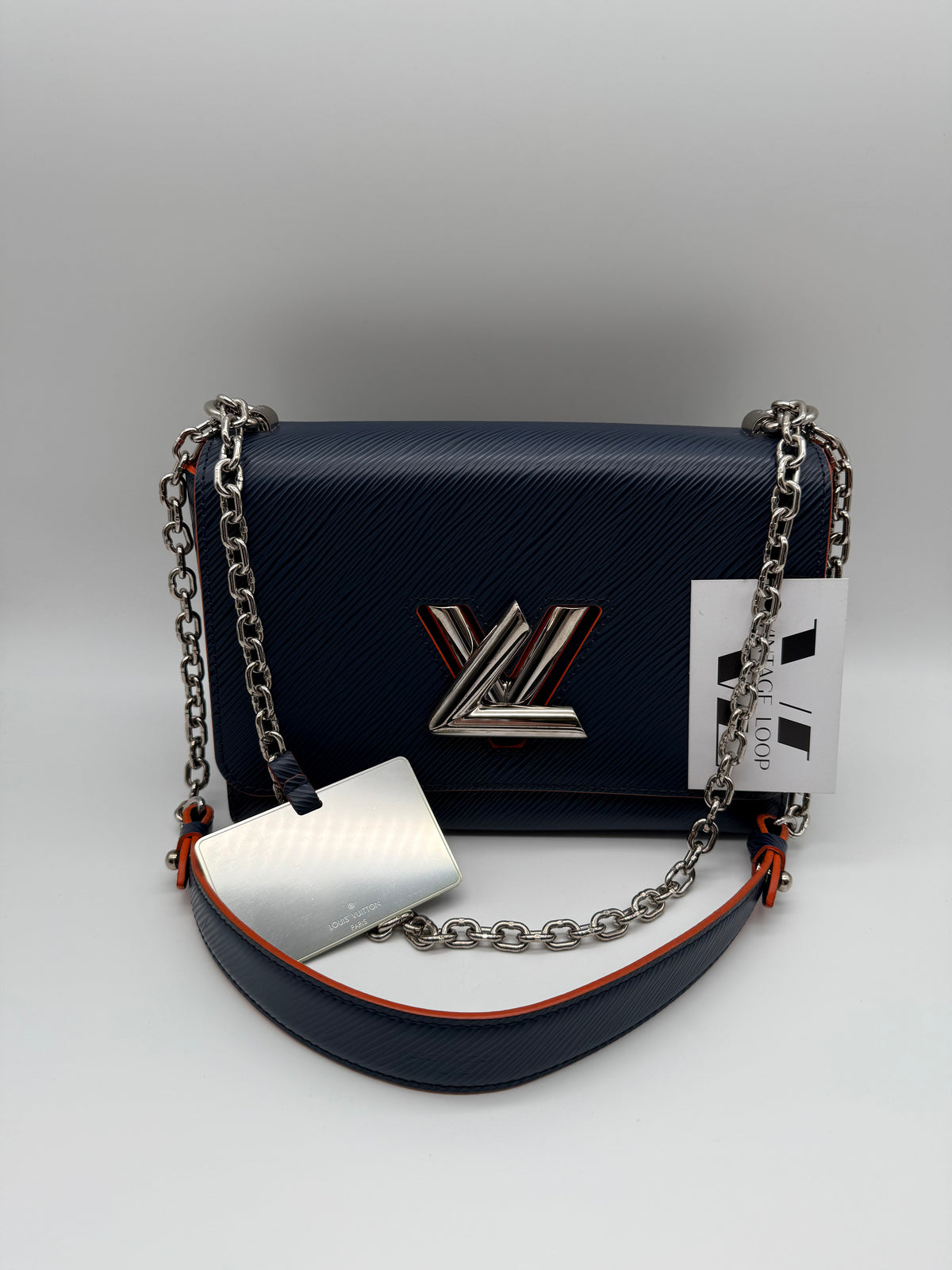 Louis Vuitton Twist MM pelle epi blu - foto 1