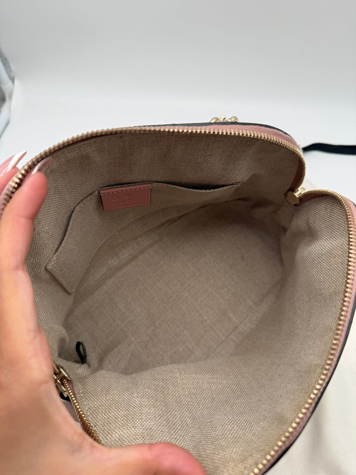 Gucci Dome in pelle rosa - foto 5