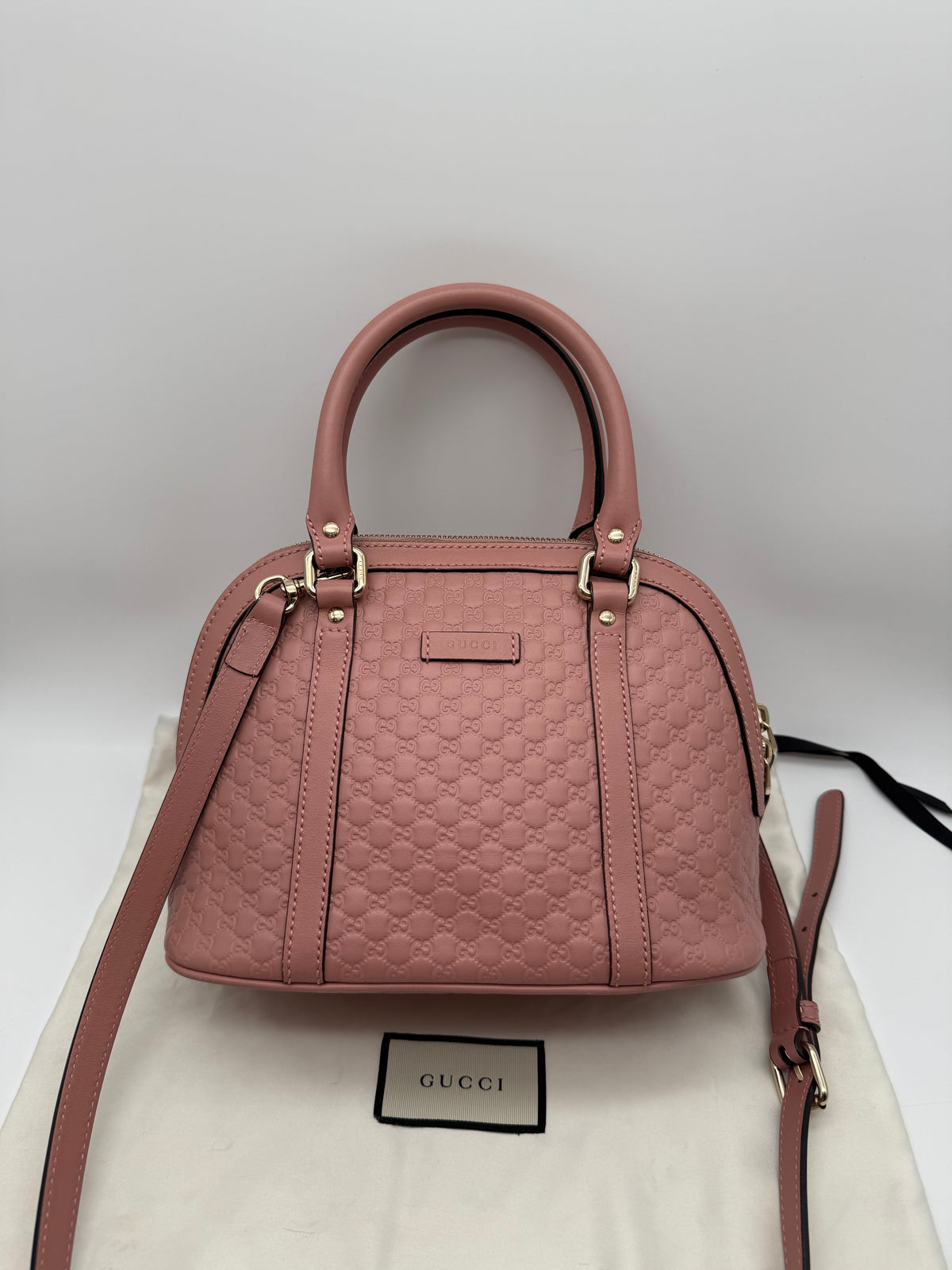 Gucci Dome in pelle rosa - foto 1