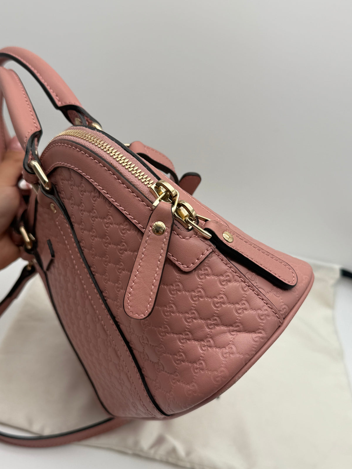 Gucci Dome in pelle rosa - foto 8