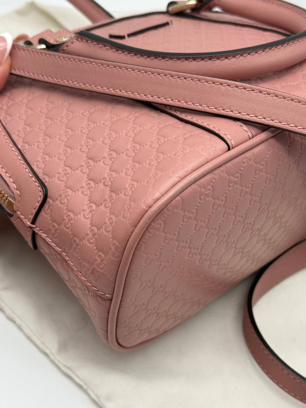 Gucci Dome in pelle rosa - foto 11
