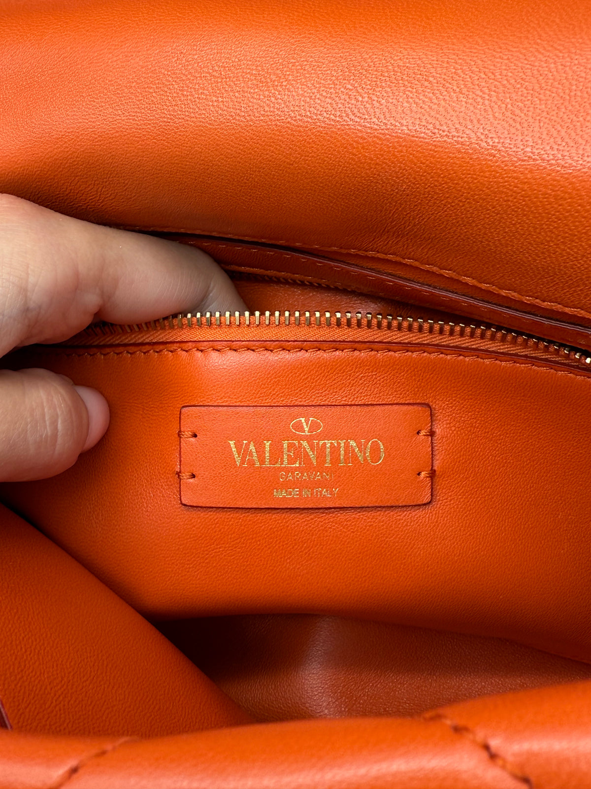 Valentino Roman Stud media arancione - foto 12