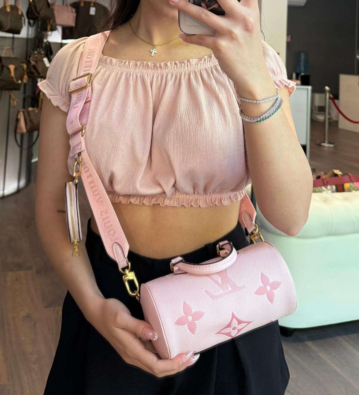 Louis Vuitton Papillon BB rosa - foto 3