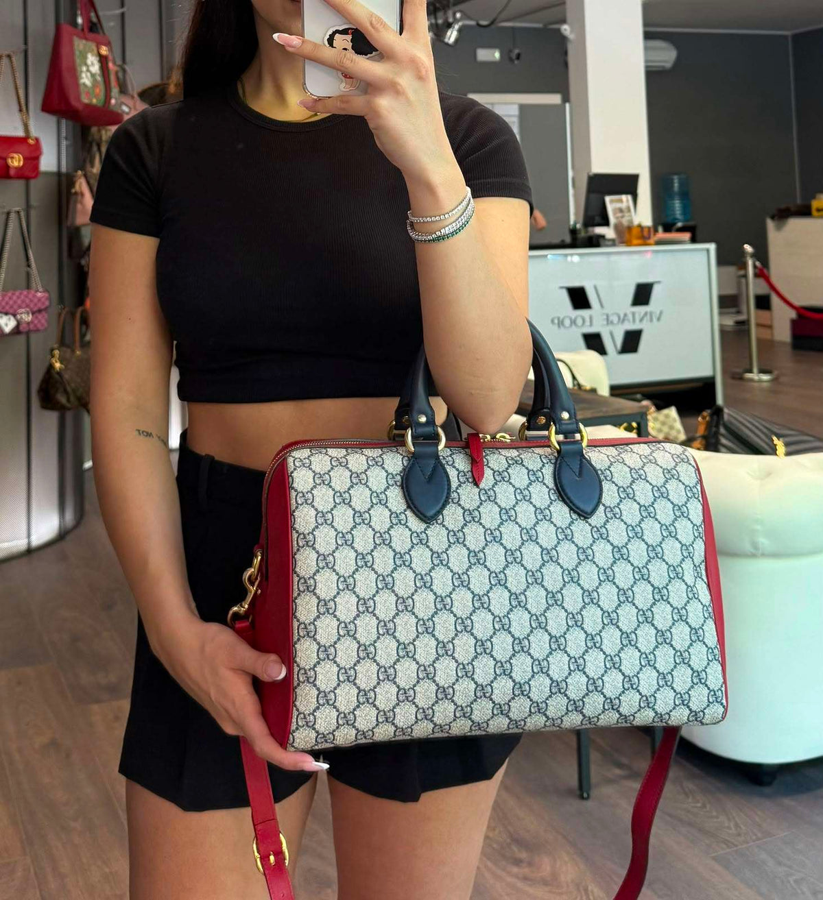 Gucci bauletto boston GG - foto 2