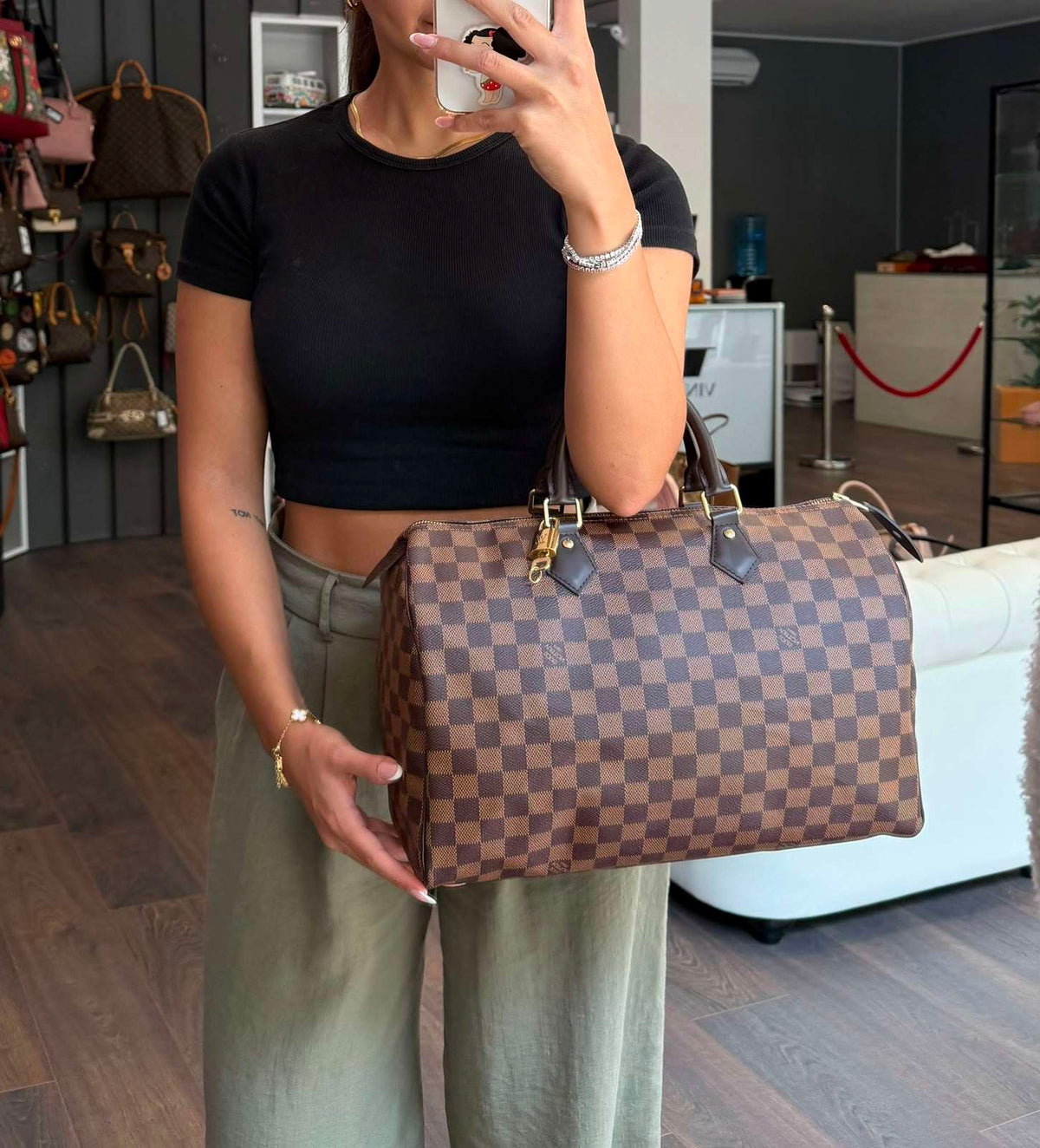 Louis Vuitton Speedy 35 damier ebene - foto 2
