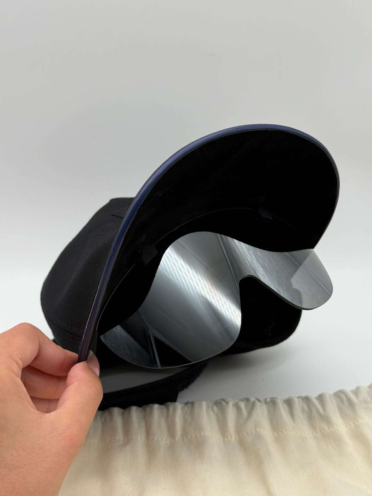 Fendi cappello Eyecap nero - foto 4