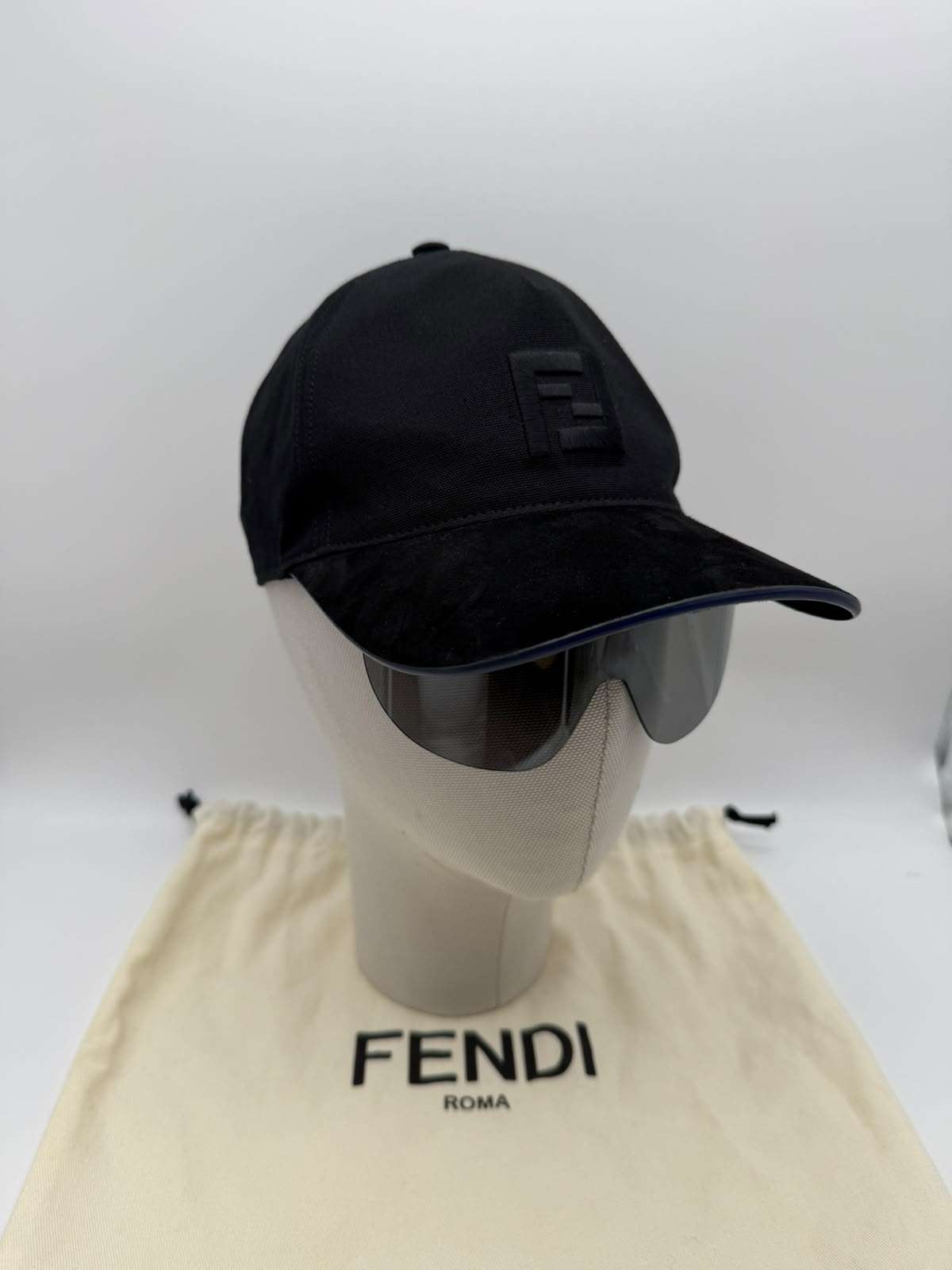 Fendi cappello Eyecap nero - foto 2