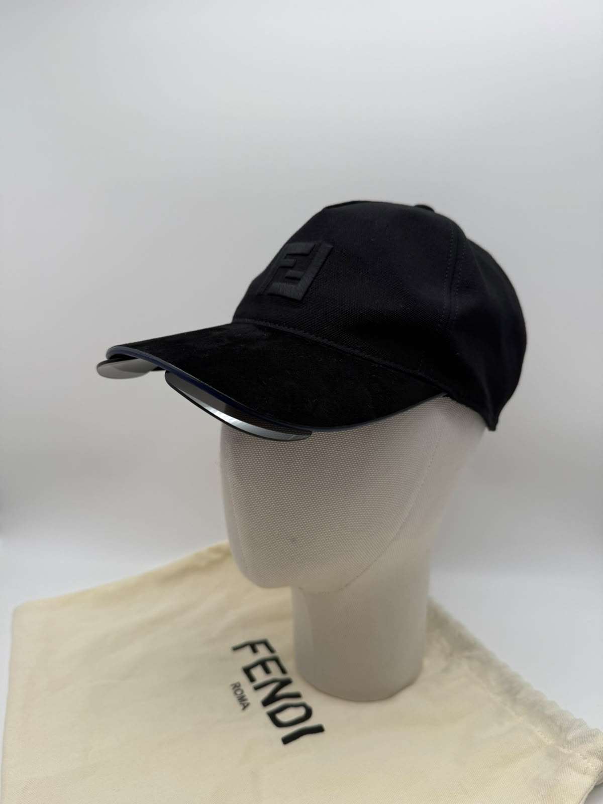 Fendi cappello Eyecap nero - foto 3