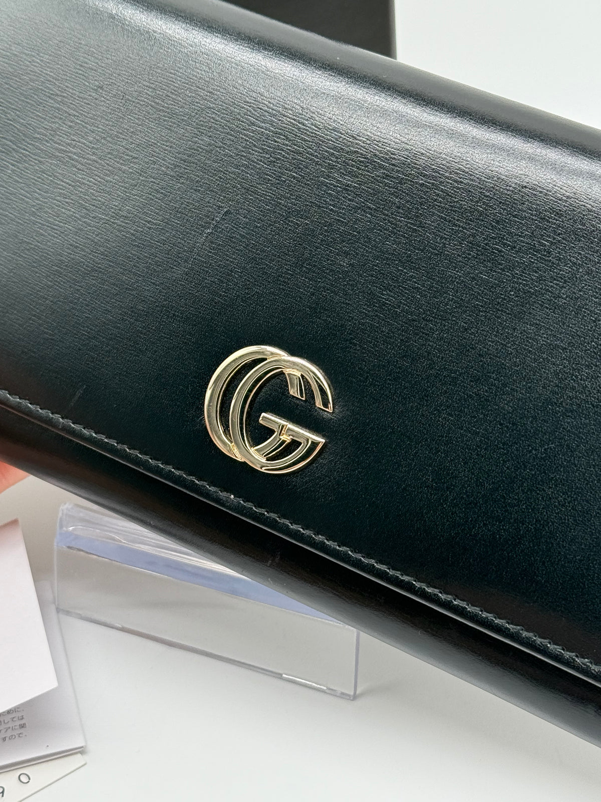 Gucci portafoglio pelle nera