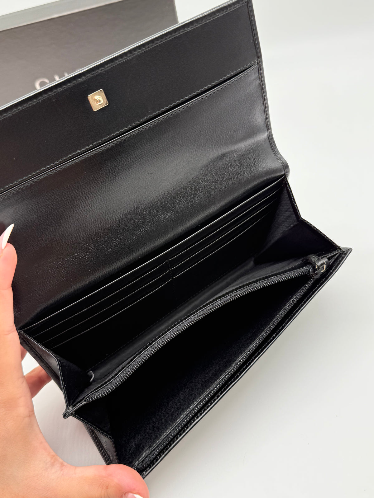 Gucci portafoglio pelle nera