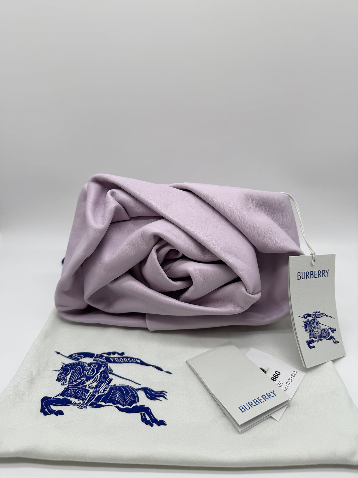 Burberry Rose Clutch lilla