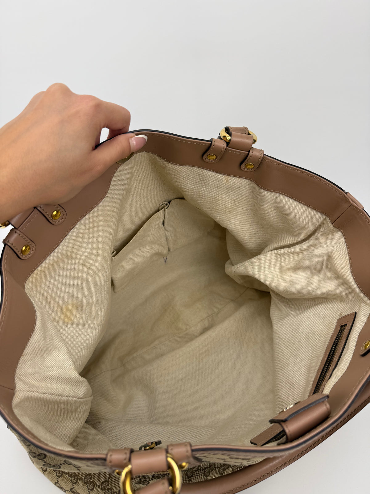 Gucci tote bag Scarlett tela GG