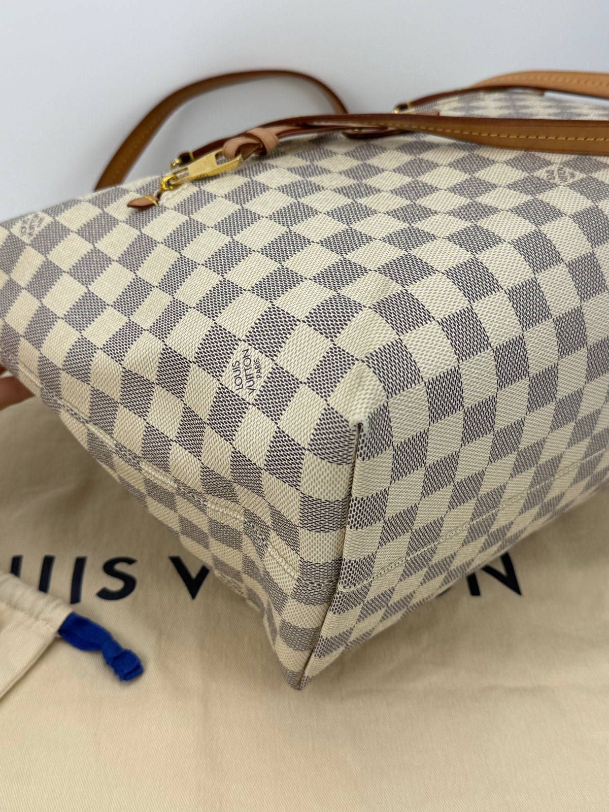 Louis Vuitton borsa Iéna damier azur